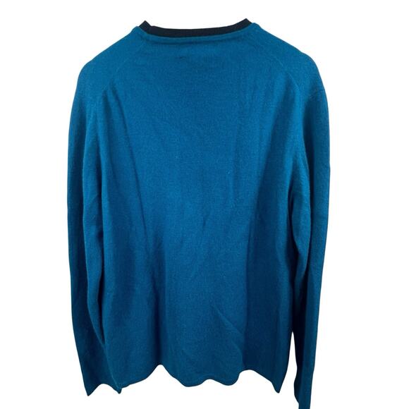 INC International Concepts Women's Teal 100% Cashmere Long Sleeve Sweater Size L - Picture 8 of 10
